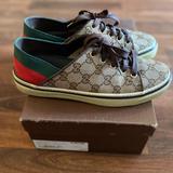 Gucci Shoes | Authentic Gucci Sneakers 36.5 Women (6.5) | Color: Green/Red | Size: 6.5