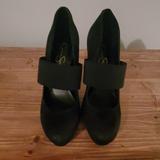 Jessica Simpson Shoes | Jessica Simpson Suede Mary Jane | Color: Black | Size: 10