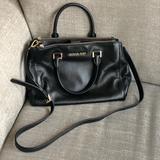 Michael Kors Bags | Michael Kors Black Leather Handbag Purse | Color: Black | Size: Os