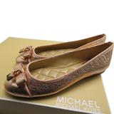 Michael Kors Shoes | Michael Kors Alice Crackled Metallic Ballet | Color: Pink | Size: Various