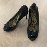 Jessica Simpson Shoes | Jessica Simpson Black Patent Peep Toe High Heels | Color: Black | Size: 7