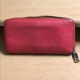 Kate Spade Bags | Kate Spade Clutch Wallet Red Leather | Color: Red | Size: 4 X 7.5