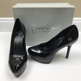 Jessica Simpson Shoes | Jessica Simpson Brook Patent Leather Heels | Color: Black | Size: 8