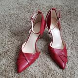 Nine West Shoes | New - Nine West Faintlyo Red Pump | Color: Red | Size: 10