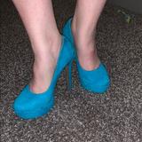 Jessica Simpson Shoes | Jessica Simpson Waleo Platform Pumps | Color: Blue | Size: 7