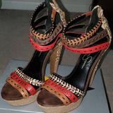 Jessica Simpson Shoes | Cheetah Heels | Color: Brown/Red | Size: 7.5