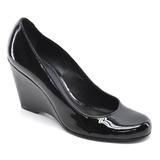 Kate Spade Shoes | Kate Spade Buffy 2 Black Round Toe Wedge Pumps 8 M | Color: Black | Size: 8