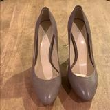 Coach Shoes | Coach Gray Chelsie Platform Heels | Color: Gray | Size: 8