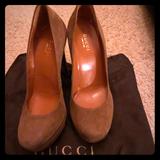 Gucci Shoes | Gucci Pumps | Color: Brown | Size: 6