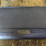Coach Bags | Navy Blue Coach Wallet | Color: Blue | Size: Os