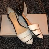 Jessica Simpson Shoes | Jessica Simpson Flats | Color: Black/White | Size: 6