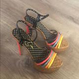 Jessica Simpson Shoes | Jessica Simpson Super High Platforms | Color: Black/Blue/Orange/Pink/Yellow | Size: 7.5
