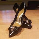 Coach Shoes | Coach Stiletto Heels | Color: Black/Gold | Size: 7