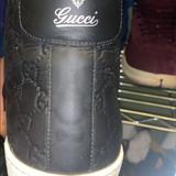 Gucci Shoes | Gucci Gg Black And White Monogram Sneakers | Color: Black/White | Size: 12