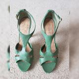 Nine West Shoes | Green Nine West High Heels | Color: Green | Size: 9