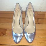 Coach Shoes | Coach Round Toe Silver Stiletto | Color: Silver | Size: 8.5