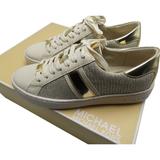 Michael Kors Shoes | Michael Kors Women's Keaton Glitter Sneaker 6 | Color: Gold | Size: 6