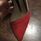 Zara Shoes | Perfect Heels, These Are Super Cute And Comfy | Color: Red | Size: 6