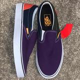 Vans Shoes | Classic Slip On Vans Women | Color: Blue/Purple | Size: Various