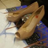 Nine West Shoes | New Nine West Never Worn Heel. Comfy And Stylish | Color: Tan | Size: 10