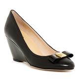 Kate Spade Shoes | Kate Spade Cayley Wedge Pump Black Bow Sz 7 | Color: Black | Size: 7