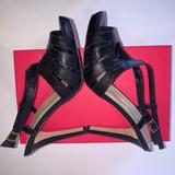 Kate Spade Shoes | Kate Spade Lizard Print Peep Toe Slingback Heels | Color: Black | Size: 10