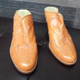 Jessica Simpson Shoes | Jessica Simpson Cowboy Slip On Boots | Color: Brown/Tan | Size: 8.5