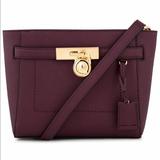 Michael Kors Bags | Michael Kors Traveler Leather Messenger Bag | Color: Purple | Size: Os