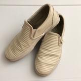 Vans Shoes | Cream Moto Leather Vans | Color: Cream | Size: 7.5