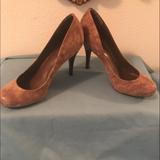Jessica Simpson Shoes | Jessica Simpson Browntan Round Toe Pumps | Color: Brown/Tan | Size: 7.5