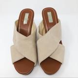 Jessica Simpson Shoes | Jessica Simpson Wedge Sandal Size 7 | Color: Tan | Size: 7