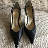 Jessica Simpson Shoes | Jessica Simpson Black Leather Pumps | Color: Black | Size: 9.5