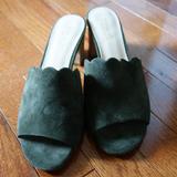 Kate Spade Shoes | Kate Spade Olive Green Slide Sandals | Color: Green | Size: 8