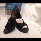 Nine West Shoes | High Heel Mule | Color: Black | Size: 9