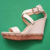 Jessica Simpson Shoes | Jessica Simpson Sandals Size 9m | Color: White | Size: 9