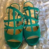 Nine West Shoes | Green Nine West Heels | Color: Green | Size: 7