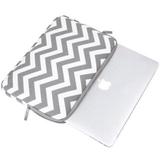 Urban Outfitters Accessories | Grey Chevron Laptop Case | Color: Gray/White | Size: Os