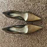 Nine West Shoes | Nine West Pointy Toe Stiletto Heels Pumps Size 5.5 | Color: Brown | Size: 5