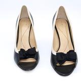 Kate Spade Shoes | Kate Spade Peep Toe Pump | Color: Black/White | Size: 9