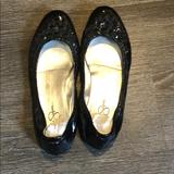Jessica Simpson Shoes | Jessica Simpson Patent Leather Ballet Flats | Color: Black | Size: 9