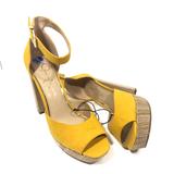 Jessica Simpson Shoes | Nwot Jessica Simpson Palessta Mustard Heels | Color: Yellow | Size: 8.5