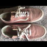 Vans Shoes | Pink Suede Old Skool Vans | Color: Pink/White | Size: 8