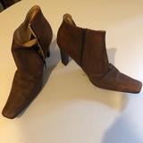 Nine West Shoes | Pair Of Nine West Ankle Boots. Worn Twice. | Color: Tan | Size: 9