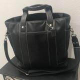 Coach Bags | Leather Briefcase Tote Whandheld & Shoulder Strap | Color: Black | Size: Os