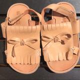 Zara Shoes | Leather Baby Sandals | Color: Tan | Size: 5.5 Long