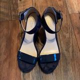 Coach Shoes | Coach Platform Wedge Sandals | Color: Blue | Size: 8.5