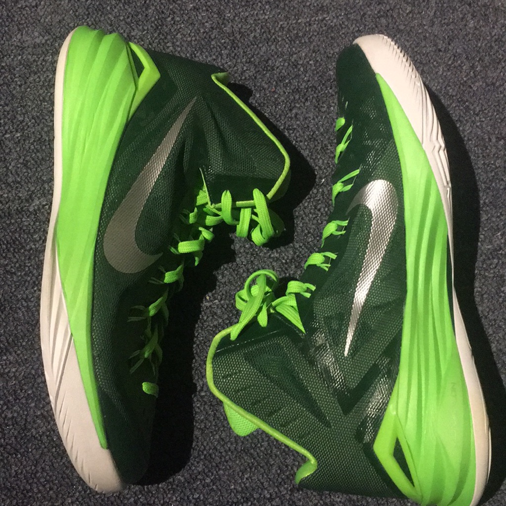 nike hyperdunk neon green