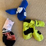 Nike Shoes | Nike Elite Socks Bundle | Color: Blue/Green | Size: Yl And Am