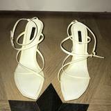 Louis Vuitton Shoes | Louis Vuitton Wedge Sandal *Offers Considered | Color: White | Size: 8.5