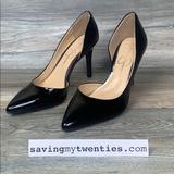 Jessica Simpson Shoes | Jessica Simpson Leather Heels | Color: Black | Size: 6